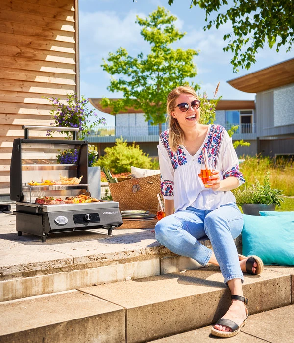 Rösle BBQ-Portable Videro E2-P, Ca. B47,5/H35/T47 Cm 5 Rösle BBQ-Portable Videro E2-P, Ca. B47,5/H35/T47 Cm – Bild 3