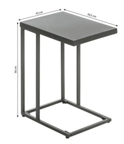 Dehner Beistelltisch Noah, Ca. B43/H56/T30,5 Cm -Gartenmöbel Store 6701643 WE BG 001 BeistelltischNoah