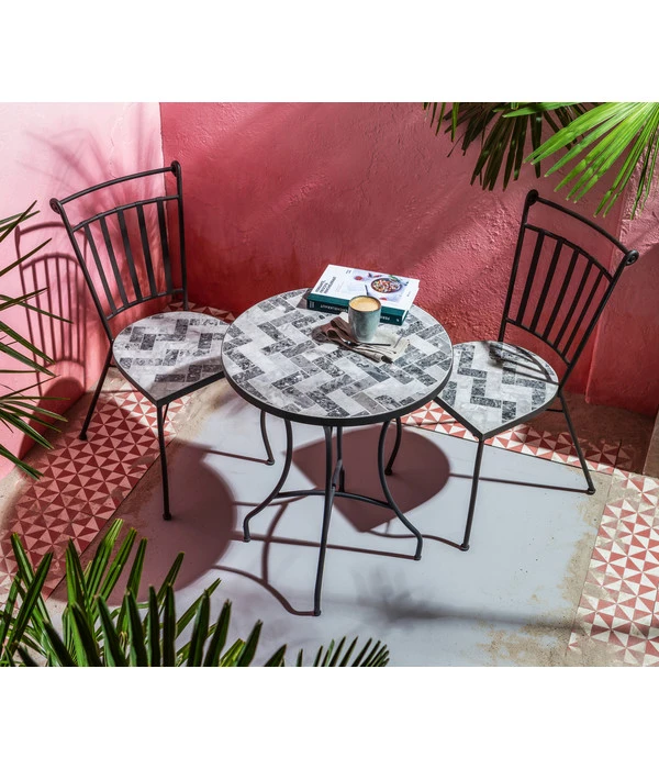 Dehner Mosaikstuhl Letizia 5 Dehner Mosaikstuhl Letizia – Bild 3