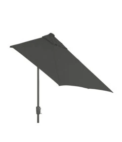 Dehner Balkonschirm Chios, Rechteckig, Ca. B210/T130 Cm -Gartenmöbel Store 6703243 WE FS 003 BalkonschirmChiosDunkelgrauNeu