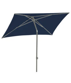 Dehner Sonnenschirm Andros, Rechteckig, Ca. B210/T150 Cm -Gartenmöbel Store 6703607 WE FS 004 DehnerSchirmAndrosDunkelblauNeu