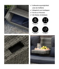 Dehner Flecht-Truhenbank Föhr, 3-Sitzer 20 Dehner Flecht-Truhenbank Föhr, 3-Sitzer -Gartenmöbel Store 6704795 WE IG FS 001 DehnerFlechtruhenbankFoehr