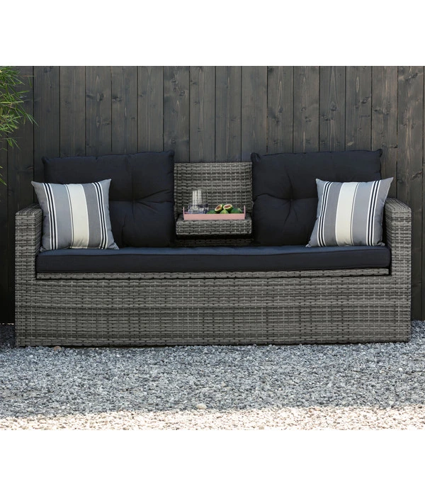 Dehner Flecht-Truhenbank Föhr, 3-Sitzer 8 Dehner Flecht-Truhenbank Föhr, 3-Sitzer – Bild 6