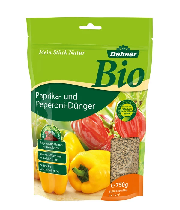 Dehner Bio Paprika- Und Peperoni-Dünger, 750 G 3 Dehner Bio Paprika- Und Peperoni-Dünger, 750 G