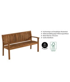 Dehner Gartenbank Valetta -Gartenmöbel Store 6708614 WE IG 001 BankValetta3er