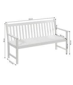 Dehner Bank Mykonos, 3-Sitzer 10 Dehner Bank Mykonos, 3-Sitzer -Gartenmöbel Store 6713267 WE BG 001 BankMykonos3erWeiss