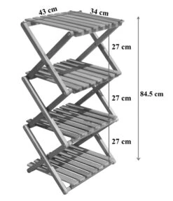 Dehner Blumentreppe Macao -Gartenmöbel Store 6713473 WE FS 001 SkizzeBlumentreppeMacao