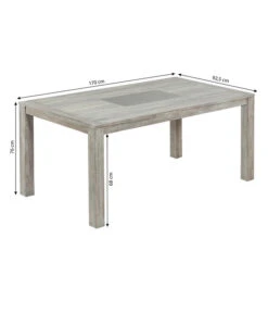 Dehner Tisch Stockholm, Ca. B170/H76/T92,5 Cm 15 Dehner Tisch Stockholm, Ca. B170/H76/T92,5 Cm -Gartenmöbel Store 6714695 WE BG 001 TischStockholmFINAL