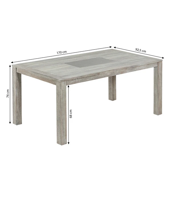 Dehner Tisch Stockholm, Ca. B170/H76/T92,5 Cm 8 Dehner Tisch Stockholm, Ca. B170/H76/T92,5 Cm – Bild 6