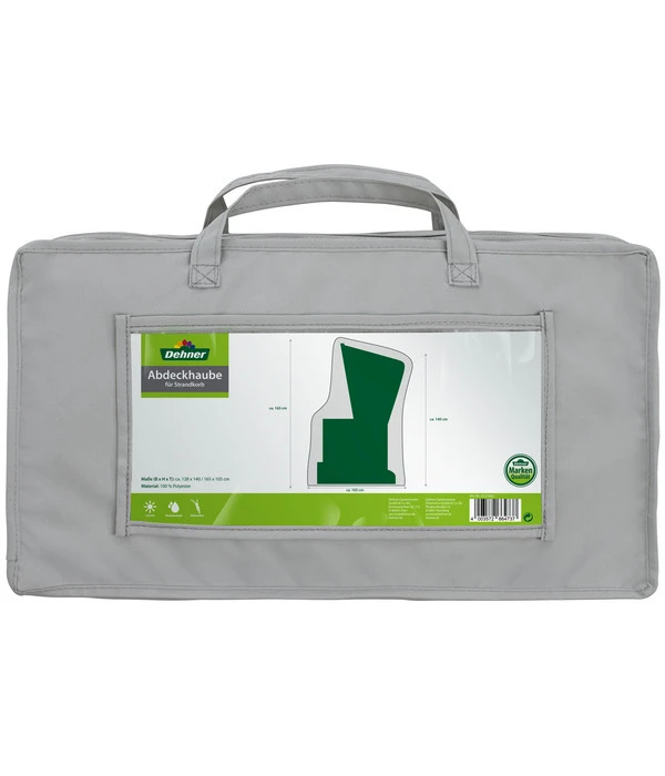 Dehner Abdeckhaube Für Strandkorb, B128/H140-165/T105 Cm 2 Dehner Abdeckhaube Für Strandkorb, B128/H140-165/T105 Cm
