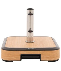 Doppler Schirmständer AluWood Trolley, 50 Kg -Gartenmöbel Store 6738017 WE FS 003 AluwoodSockel50kg