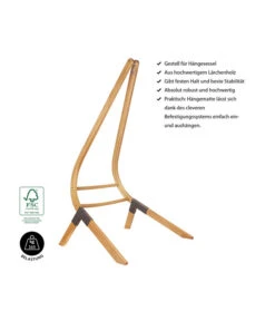 La Siesta Hängesesselgestell Calma Nature -Gartenmöbel Store 6743306 WE IG 001 HMStaenderCalmaNature