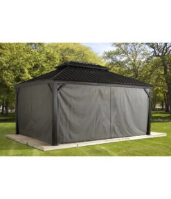 Sojag Vorhang-Set Messina -Gartenmöbel Store 6752810 WE MO 002 VorhangSetMessina