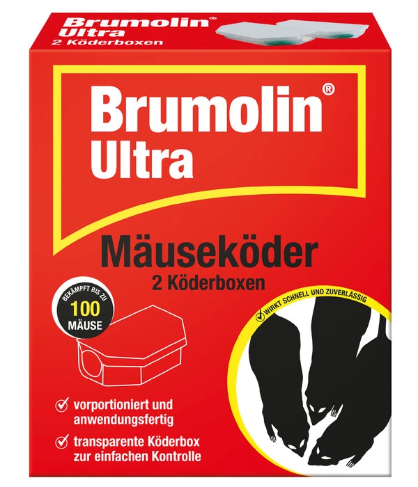 Brumolin Ultra Mäuseköder, 2er-Set 3 Brumolin Ultra Mäuseköder, 2er-Set