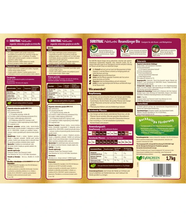 Substral® Naturen® Rosendünger, 1,7 Kg 4 Substral® Naturen® Rosendünger, 1,7 Kg – Bild 2