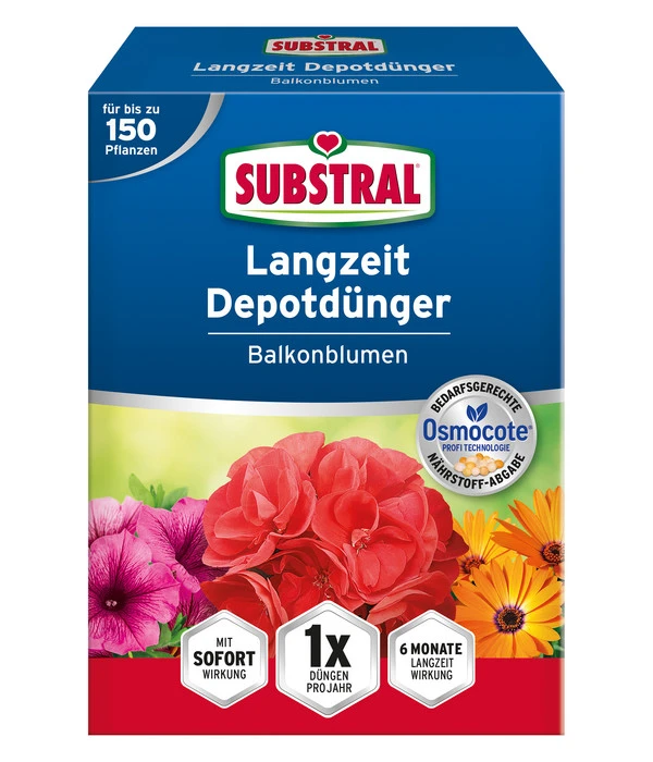 Substral® Osmocote® Langzeit Depotdünger Balkonblumen 3 Substral® Osmocote® Langzeit Depotdünger Balkonblumen