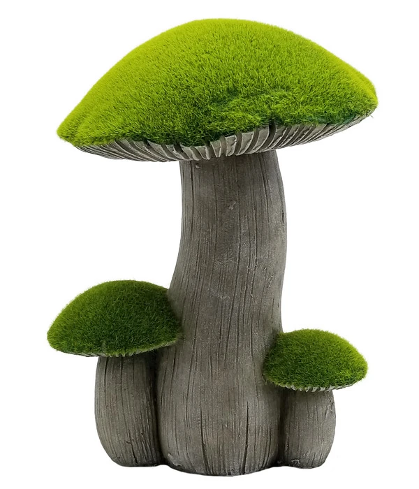 Dehner Polyresin-Pilze, Ca. H36 Cm 3 Dehner Polyresin-Pilze, Ca. H36 Cm