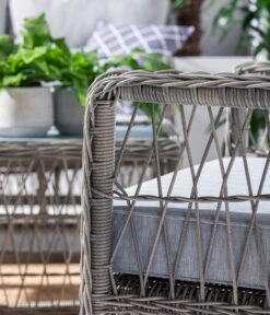 Dehner Geflechtlounge Santos, 4-teilig -Gartenmöbel Store 6875074 WE DE 004 LoungeSantosNEU