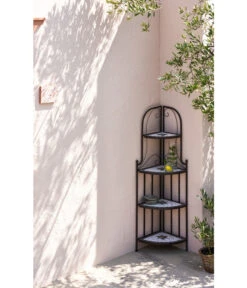 Dehner Mosaik Eckregal Diana, Ca. B33/H132,5/T33 Cm 12 Dehner Mosaik Eckregal Diana, Ca. B33/H132,5/T33 Cm -Gartenmöbel Store 6875165 WE MO 002 EckregalMosaikDiana