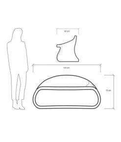 Farmet Kunststoff-Gartensofa For Two -Gartenmöbel Store 6884258 WE DE 001 Sofafortwoelfenbein