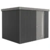 Biohort Gerätehaus Neo 2C, Dunkelgrau/quarzgrau -Gartenmöbel Store 6885248 WE FS 001 BiohortGeraetehausNeo2C