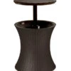 Keter Beistelltisch Pacific Cool Bar, Ca. Ø49,5/H57-82,5 Cm 1 Keter Beistelltisch Pacific Cool Bar, Ca. Ø49,5/H57-82,5 Cm -Gartenmöbel Store 6894877 WE FS 001 pacificcoolbar