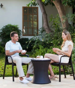 Keter Beistelltisch Pacific Cool Bar, Ca. Ø49,5/H57-82,5 Cm 7 Keter Beistelltisch Pacific Cool Bar, Ca. Ø49,5/H57-82,5 Cm -Gartenmöbel Store 6894877 WE MO 001 pacificcoolbar