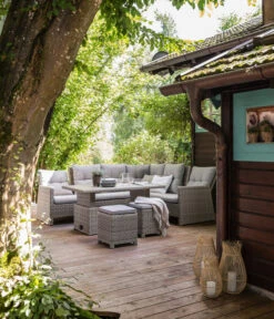 Dehner Geflechtlounge Bologna, 5-teilig 24 Dehner Geflechtlounge Bologna, 5-teilig -Gartenmöbel Store 6903447 WE MO 001 LoungeBolognaNEU