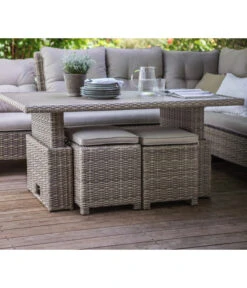 Dehner Geflechtlounge Bologna, 5-teilig 25 Dehner Geflechtlounge Bologna, 5-teilig -Gartenmöbel Store 6903447 WE MO 002 LoungeBolognaNEU