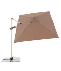 Doppler Pendelschirm Aluwood, Rechteckig, Ca. B300/T220 Cm 22 Doppler Pendelschirm Aluwood, Rechteckig, Ca. B300/T220 Cm -Gartenmöbel Store 6910525 WE FS 007 PendelschirmAluWoodGreige