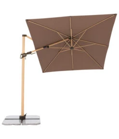 Doppler Pendelschirm Aluwood, Rechteckig, Ca. B300/T220 Cm 24 Doppler Pendelschirm Aluwood, Rechteckig, Ca. B300/T220 Cm -Gartenmöbel Store 6910525 WE FS 009 PendelschirmAluWoodGreige