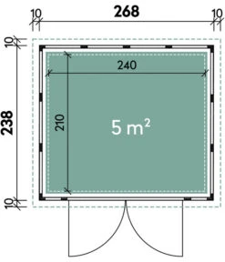Wolff Finnhaus Metallgerätehaus Eleganto 2724, Ca. B288/H227/T258 Cm 7 Wolff Finnhaus Metallgerätehaus Eleganto 2724, Ca. B288/H227/T258 Cm -Gartenmöbel Store 6929020 WE DE 001 FinnhausMetallgeraetehaus