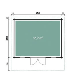 Wolff Finnhaus Gartenhaus Hammerfest 70-D -Gartenmöbel Store 6930663 WE DE 001 FinnhausBBHHammerfest