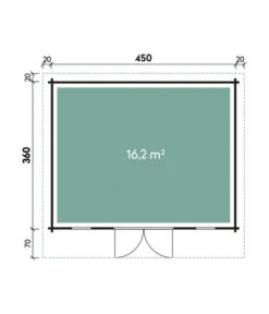 Wolff Finnhaus Gartenhaus Trondheim 70-D -Gartenmöbel Store 6930861 WE DE 001 FinnhausBBHTrondheim
