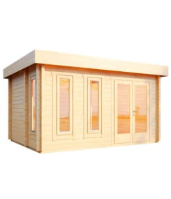 Wolff Finnhaus Saunahaus De Luxe Eurika 70, Ca. B480/H257/T360 Cm