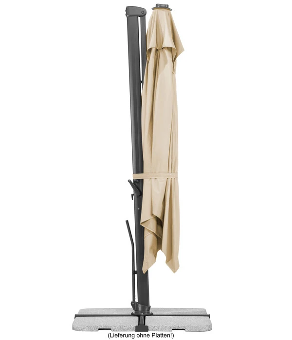 Schneider Ampelschirm Rhodos Smart, Quadratisch, Ca. B300/T300 Cm 6 Schneider Ampelschirm Rhodos Smart, Quadratisch, Ca. B300/T300 Cm – Bild 4