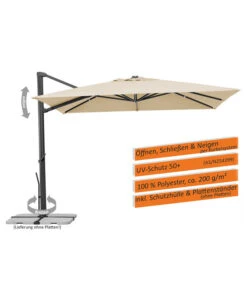 Schneider Ampelschirm Rhodos Smart, Quadratisch, Ca. B300/T300 Cm 26 Schneider Ampelschirm Rhodos Smart, Quadratisch, Ca. B300/T300 Cm -Gartenmöbel Store 6953384 WE IG 002 SchneiderAmpelschirmRhodosSmart