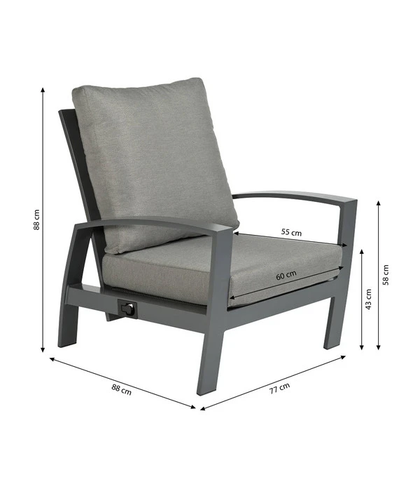 Tierra Outdoor Lounge Stuhl Valencia 5 Tierra Outdoor Lounge Stuhl Valencia – Bild 3