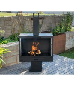 Westmann Gartenkamin, Ca. B41/H160/T90 Cm 14 Westmann Gartenkamin, Ca. B41/H160/T90 Cm -Gartenmöbel Store 6992309 WE MO 003 GrillkaminTerrassenofen