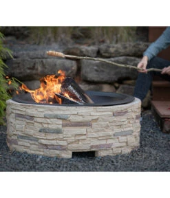 Westmann Feuerstelle, Ca. B90/H54/T90 Cm 14 Westmann Feuerstelle, Ca. B90/H54/T90 Cm -Gartenmöbel Store 6992572 WE MO 002 FeuerschaleMGitter90cm